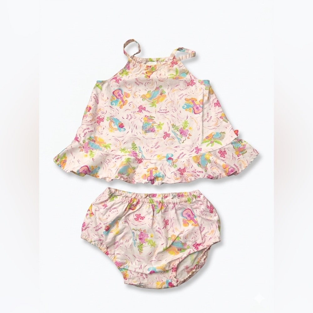 Vintage Style The Children's Place Tropical Hawaiian Baby “Tiny Tropics” Set
